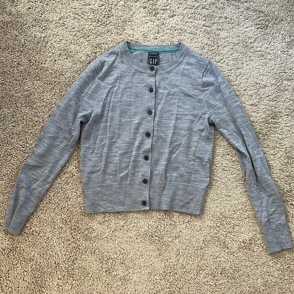 Button down sweater